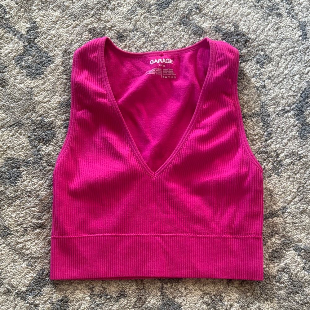 HOT PINK GARAGE TOP